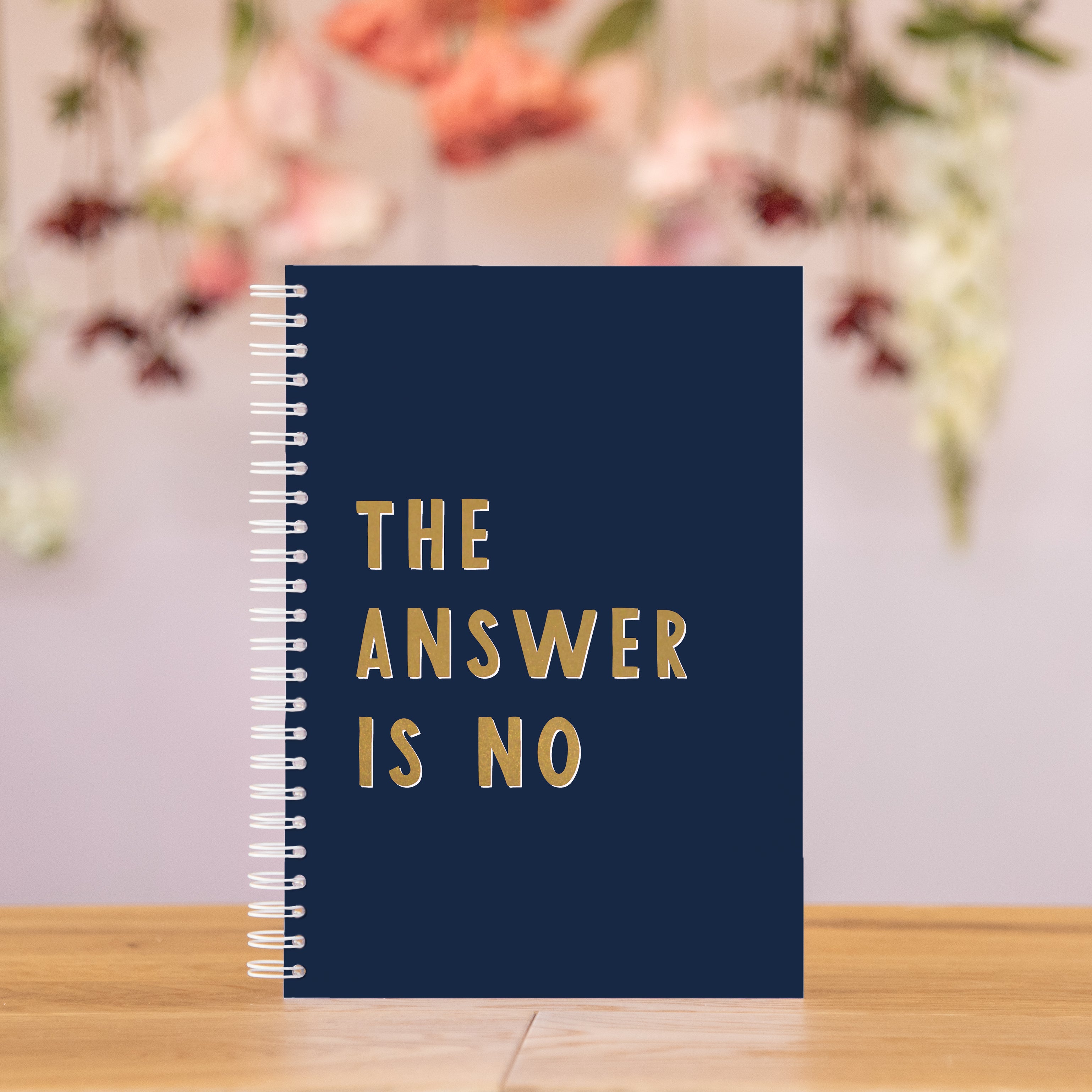 Answer Notebook The Answer Is No Notebook - 3 Colours Available – Manta Makes