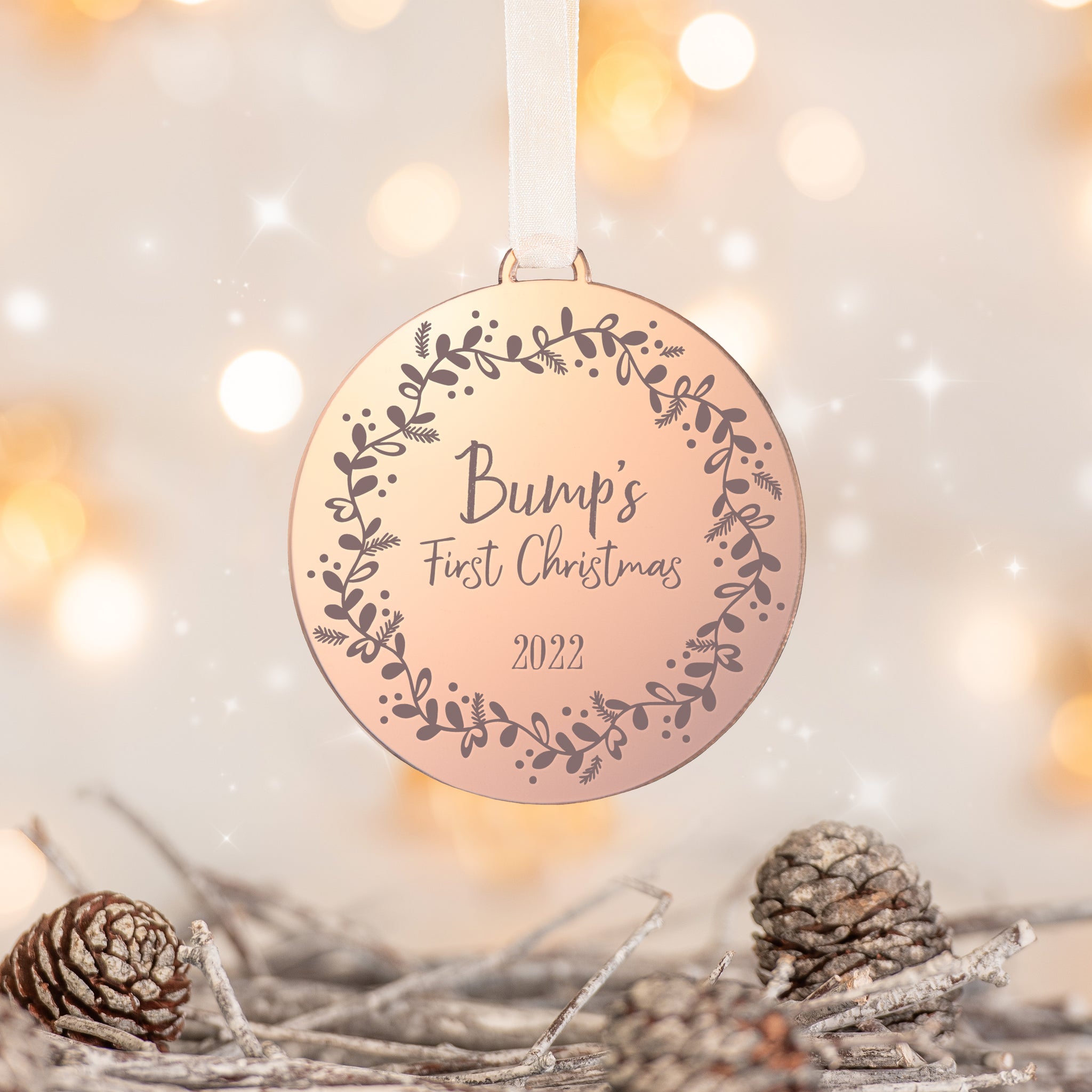 Baby fashion bump bauble