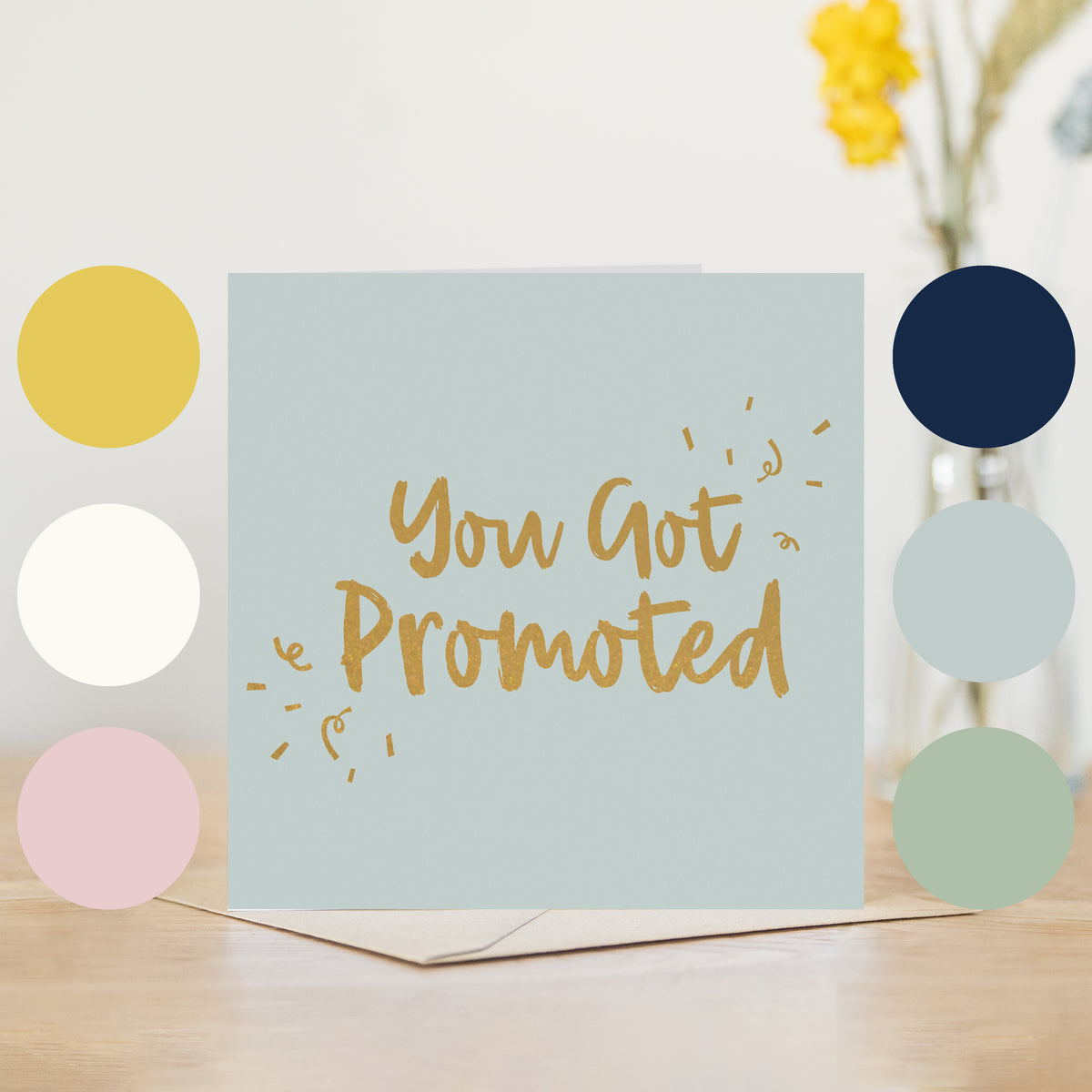 Promotion Card - 6 colours available – Manta Makes