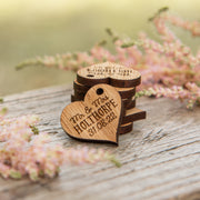 Table Decor 3cm Heart Mr Mrs